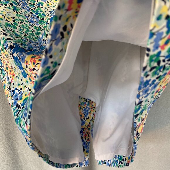J.Crew Multicolor Floral Pencil Skirt | Size 00 | Vibrant Spring Print | Lined - Picture 3 of 6